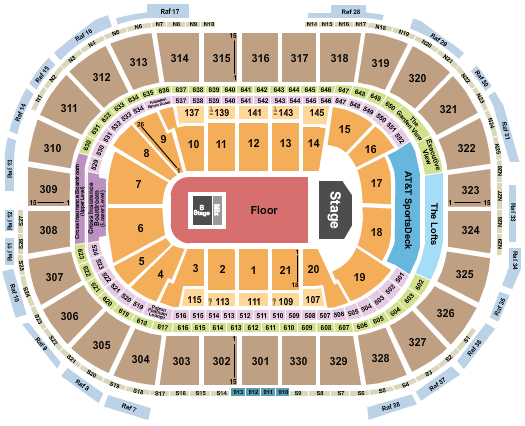 TD Garden Tyler, The Creator Seating Chart